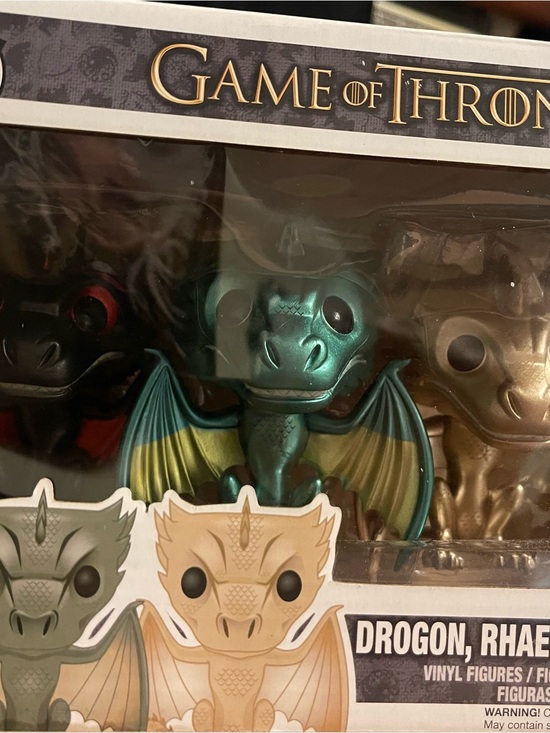 Funko Other - Funko Game of Thrones Metallic Teal and Gold Drogon Vinyl Figure